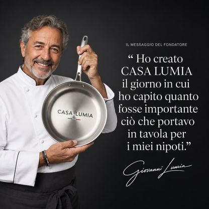 Padella in Titanio Puro al 100% per una Cucina Senza Tossine